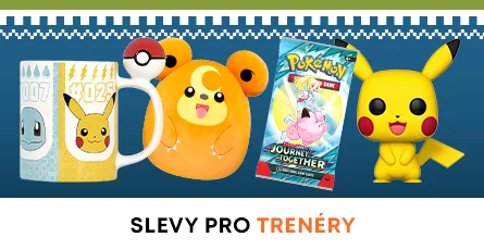 Vánoční sleva na Pokémon plyšáky, figurky, sběratelské karty TCG a další merchandise