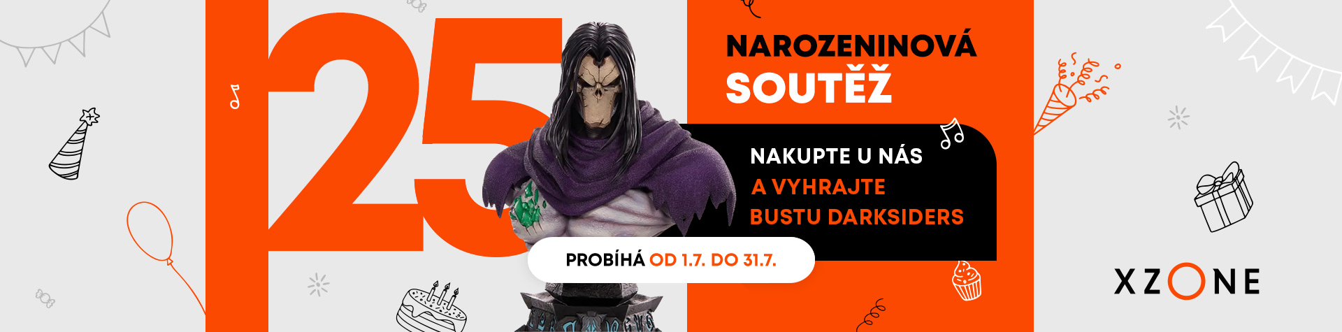 Xzone 25 soutěž červenec