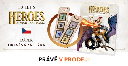 Kniha Heroes of Might and Magic k 30. výročí série v češtině s dárkem