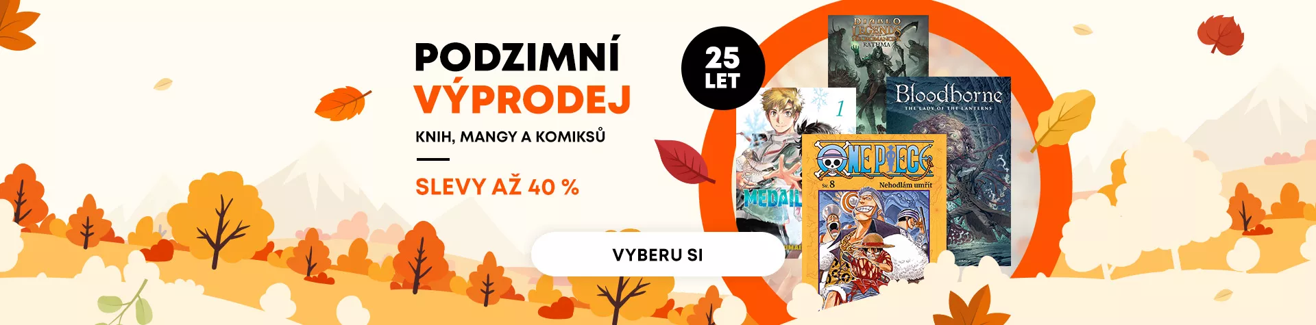 Podzimní výprodej knih