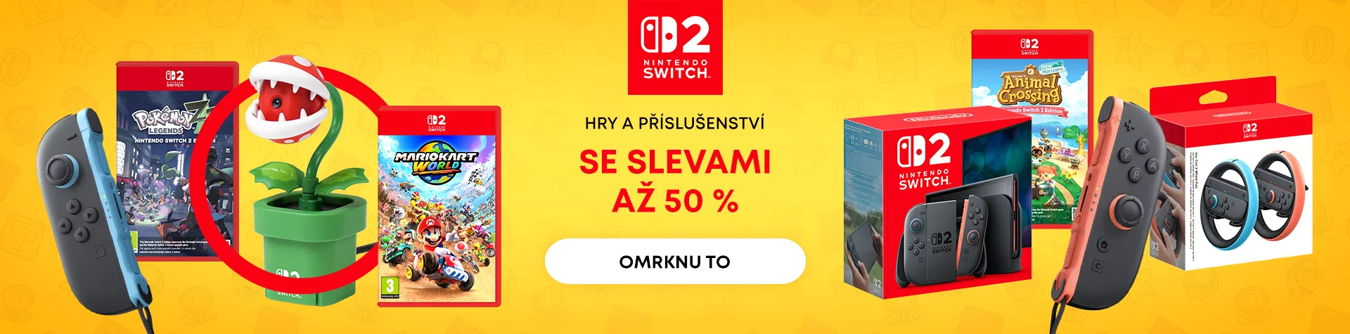 Nintendo jarní slevy (do 30. 5.)