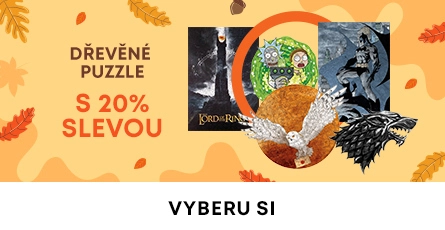 Dřevěné puzzle sleva (celý říjen)