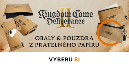 Kingdom Come Deliverance II pouzdra a obaly z pratelného papíru