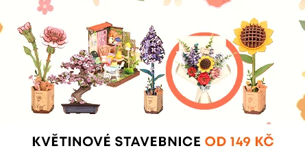 Květinové stavebnice ve slevě (do 22. 5.)