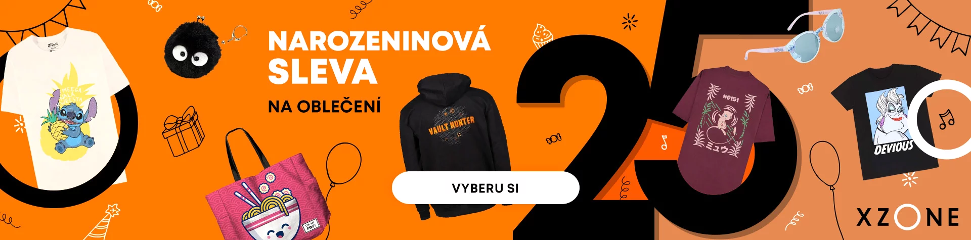 25 let narozeniny oblečení