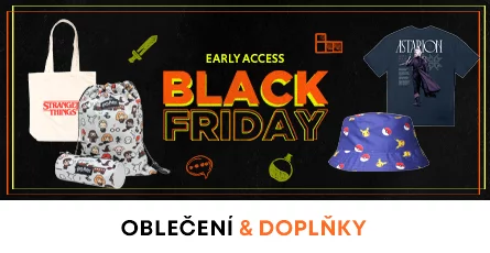 Black Friday stovky geek triček, mikin, čepis a dalšího oblečení za akční cenu