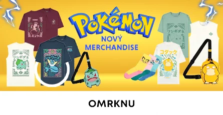 Psyduck, BUlbasaur, Mew a další Pokémon trička, ponožky, tašky