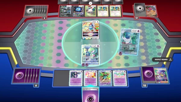 Ekran startowy gry Pokémon TCG Live