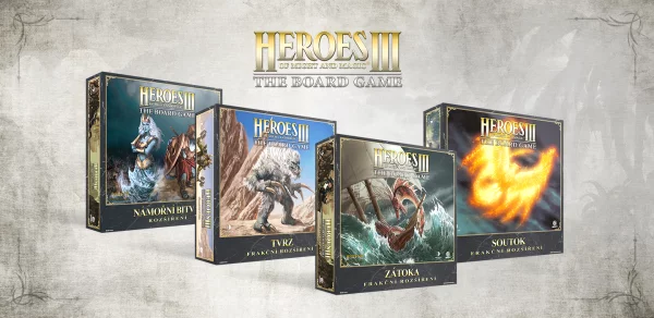 Nová rozšíření k deskovce Heroes of Might & Magic III