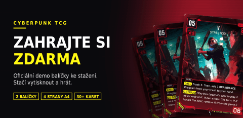 Zahrajte si Cyberpunk TCG zdarma: oficiální demo balíčky ke stažení