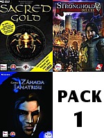 Pack 1: Sacred GOLD + Stronghold 2 Deluxe + Gooka 2 (PC)