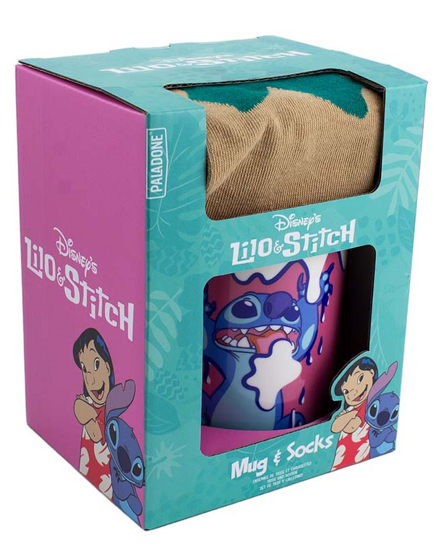 Dárkový set Disney Lilo & Stitch - hrnek a ponožky