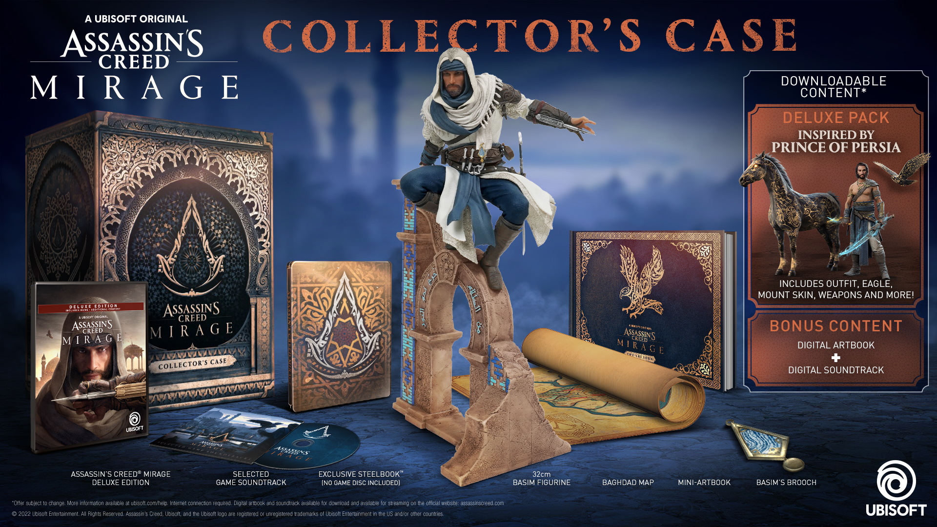 Assassins Creed Mirage Deluxe Edition Collectors Case Ps5 Xzonesk 9475