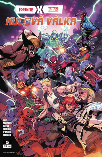 Komiks Fortnite x Marvel: Nulová válka #5