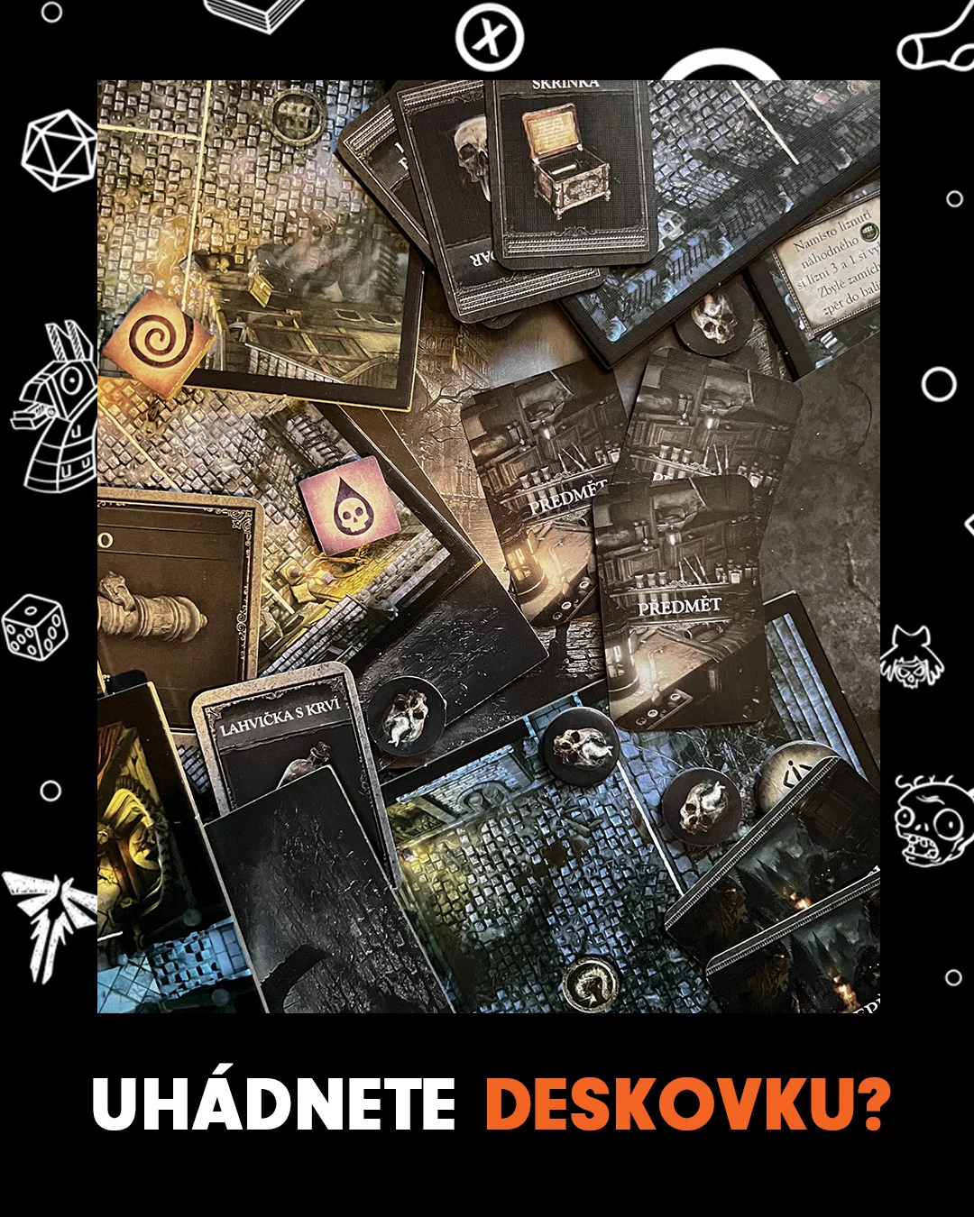 2
Na, vaše, herní, znalosti, se, ptáme, ve, středu,, filmové, a, seriálové, testujeme, o, víkendu..., a, dnes, otestujeme, deskovkové, vědomosti, 👀, Jak, jste, na, tom?, Poznáte, deskovku, podle, pár, karet, a, žetonů?, 🎲
Správnou, odpověď, najdete, zítra, ve, stories👆