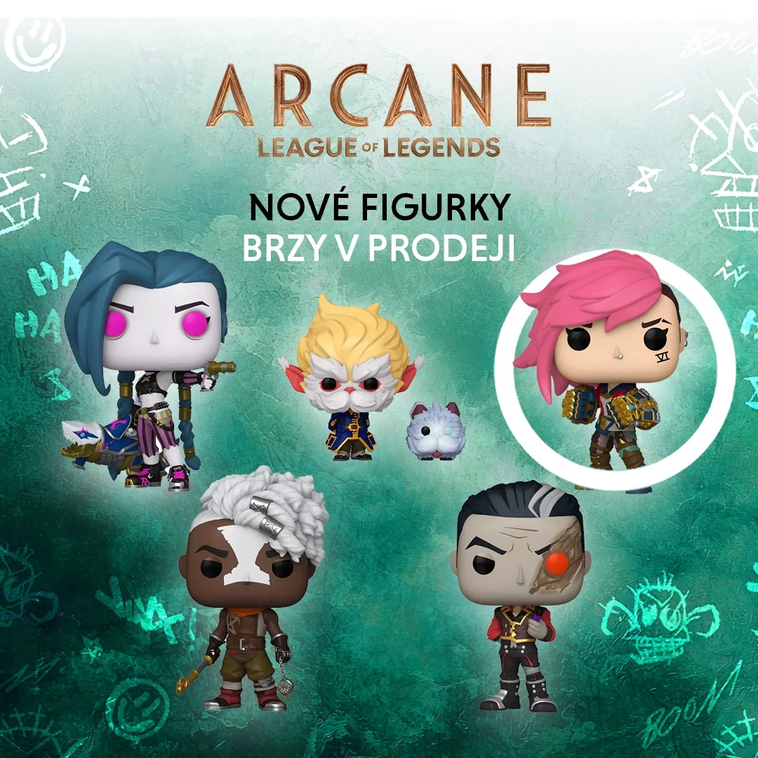 arcane, popfigurky, jinxwashere