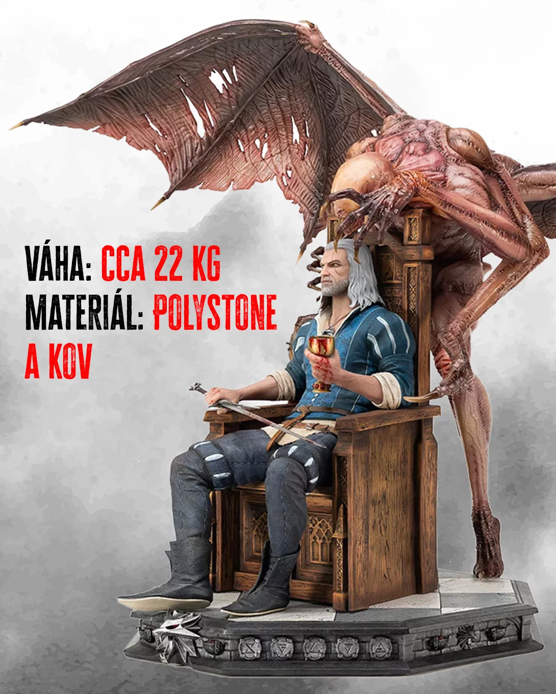 zaklinac, pureartsstatue, vedmak, ovineakrvi