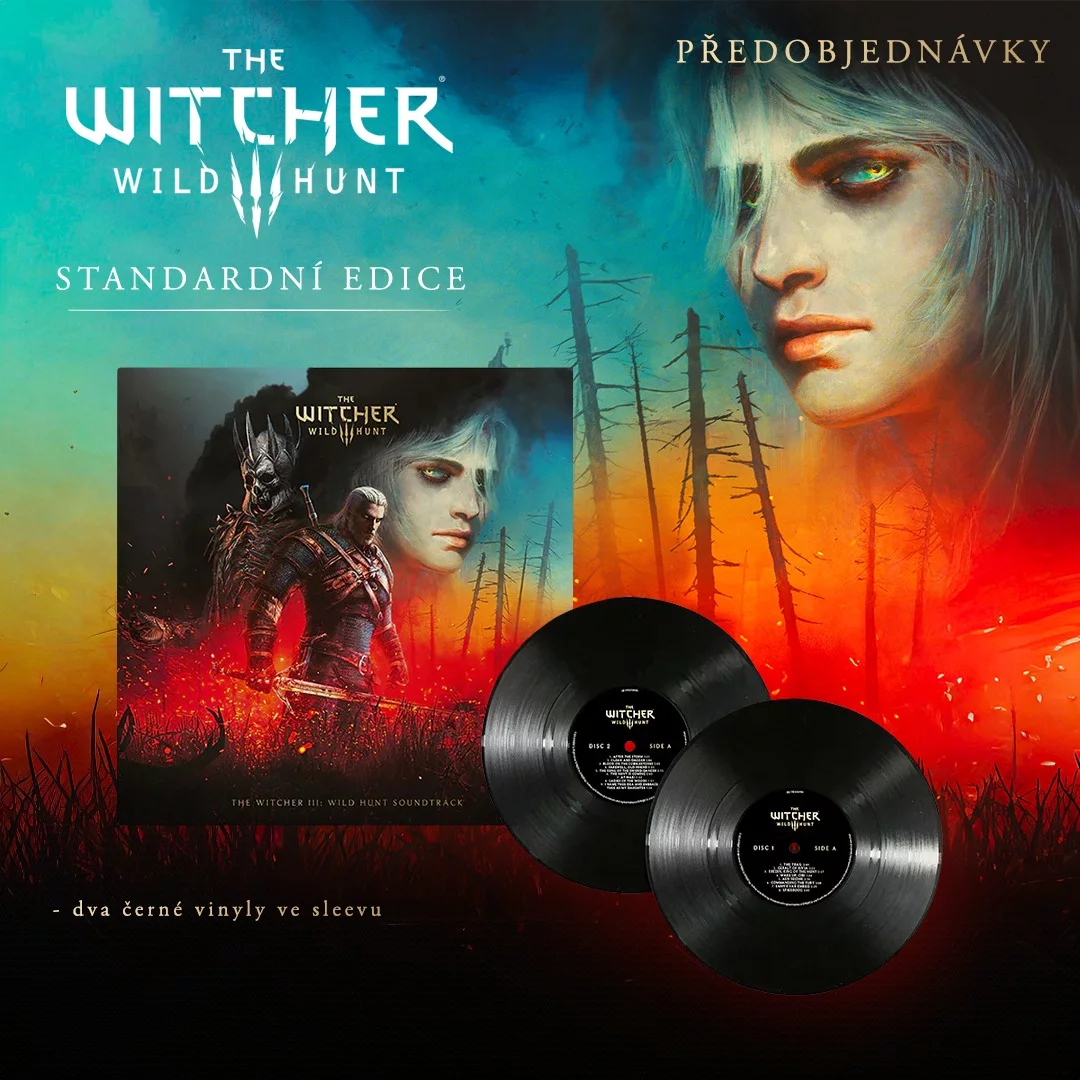 thwitcher, divokyhon, zaklinac, geralt, hernihudba, vinyly