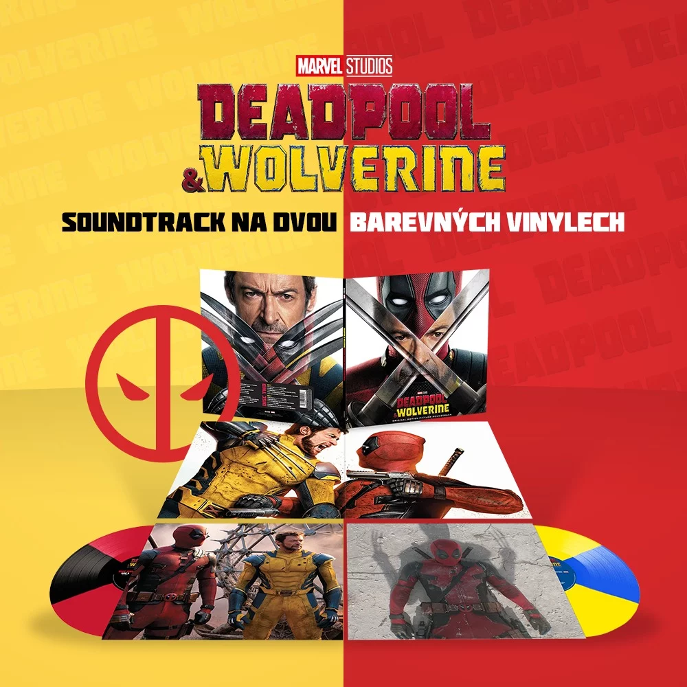 deadpoolandwolverine, filmovysoundtrack, vinyly