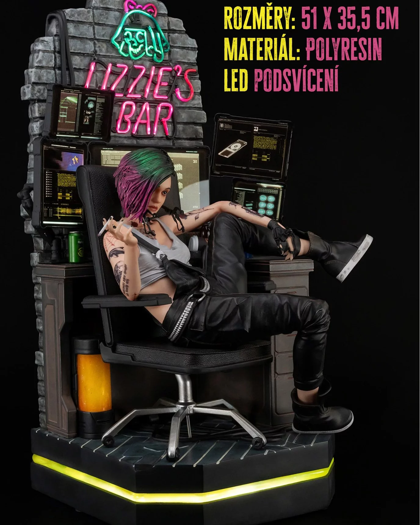 cyberpunk2077, pureartsstatue, sberatelskesochy