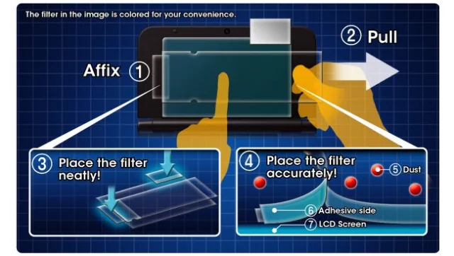 Ochranná fólie pro Nintendo 3DS XL (Hori)