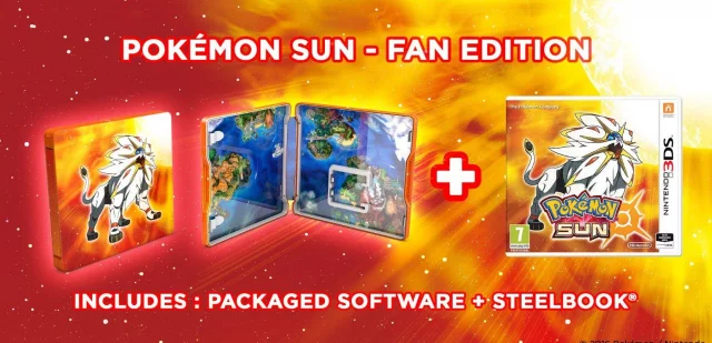 Pokémon Sun - Steelbook Edition (3DS)