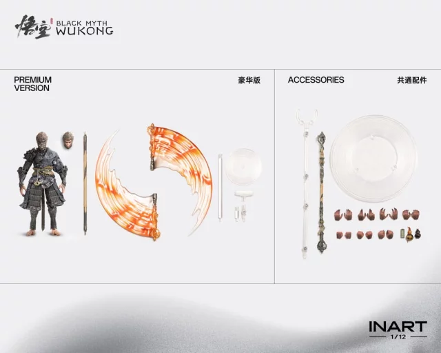 Akční figurka Black Myth: Wukong - The Destined One in the Bronze Armor Set Deluxe Ver.