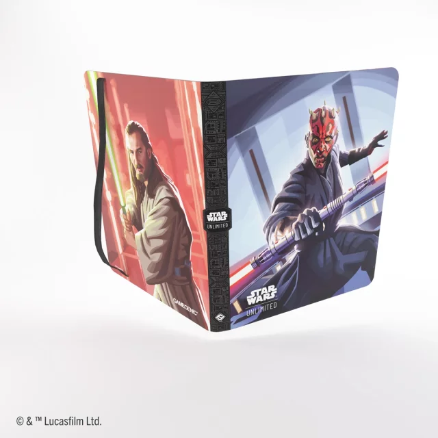 Album na karty Gamegenic - Star Wars: Unlimited 18-pocket - Casual: Qui - Gon Jinn & Darth Maul