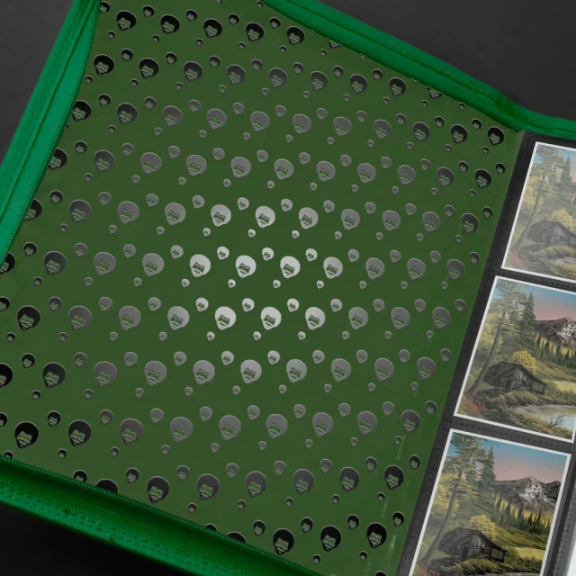 Album na karty Ultra PRO Magic: The Gathering - Bob Ross Mountain Retreat 9-Pocket PRO-Binder (360 karet) dupl