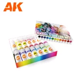 Barvící sada AK - Basic starter set (14 colors)