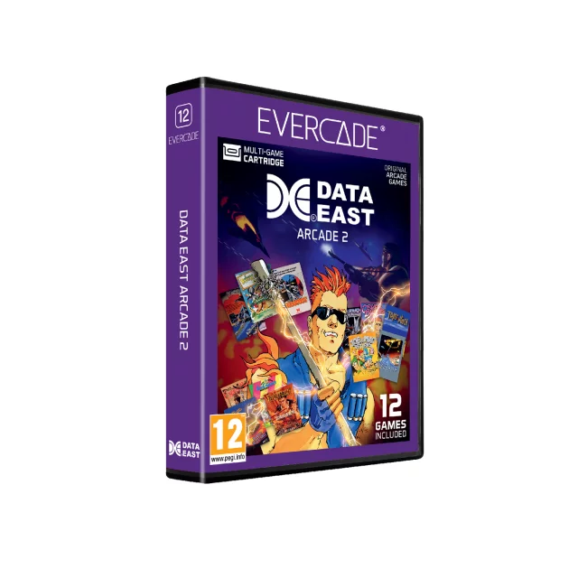 Cartridge pro retro herní konzole Evercade - Data East Arcade 2