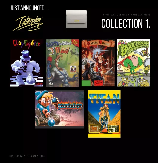Cartridge pro retro herní konzole Evercade - Interplay Collection 1