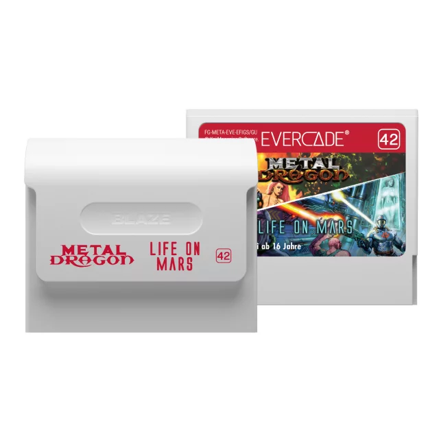 Cartridge pro retro herní konzole Evercade - Metal Dragon & Life on Mars