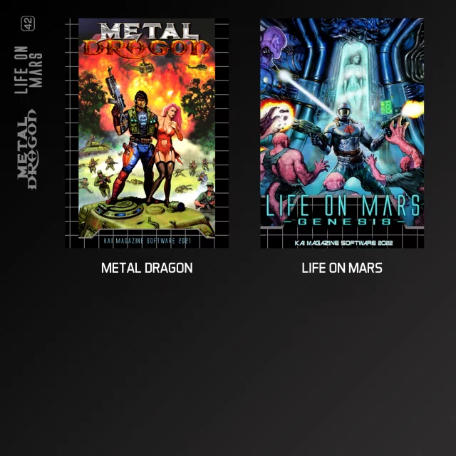 Cartridge pro retro herní konzole Evercade - Metal Dragon & Life on Mars