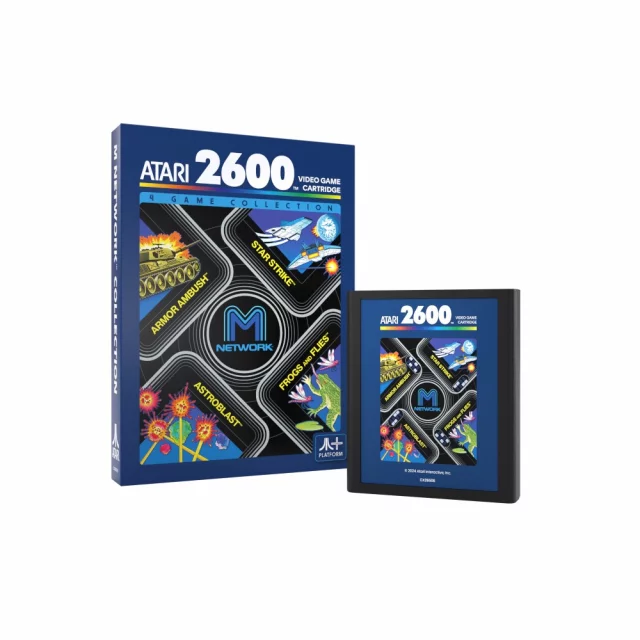 Cartridge pro retro herní konzoli Atari 2600+ (M-Network Collection)