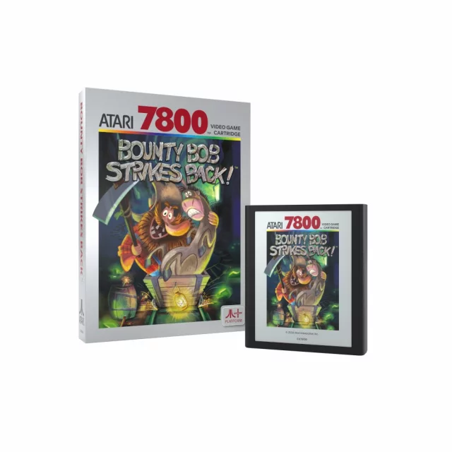 Cartridge pro retro herní konzoli Atari 7800+ (Bounty Bob Strikes Back)