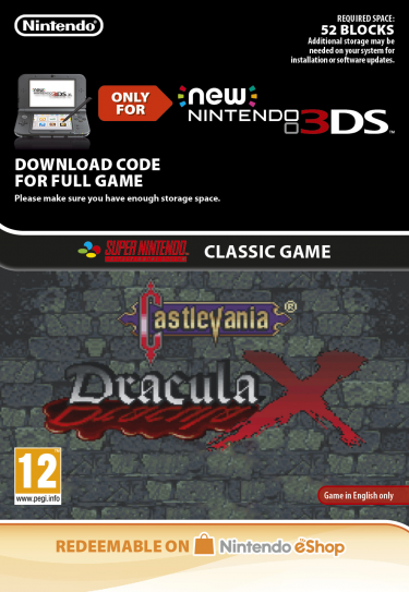 Castlevania Dracula X (3DS DIGITAL) (3DS)