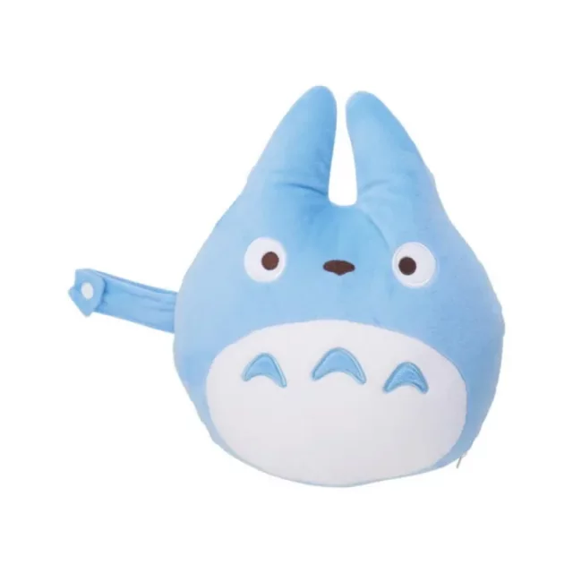 Cestovní polštář za krk Ghibli - Blue Totoro (s kapucí)