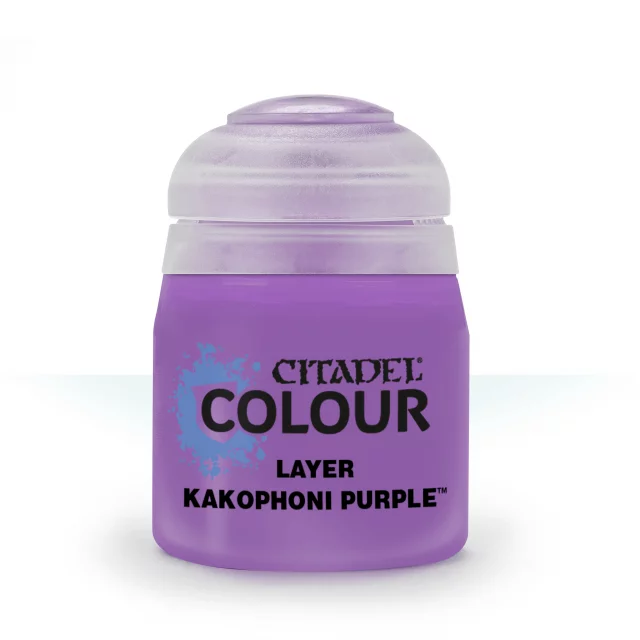 Citadel Layer Paint (Kakophoni Purple) - krycí barva, fialová