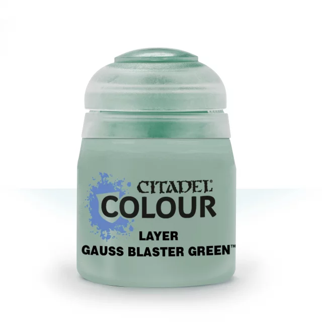 Citadel Layer Paint (Gauss Blaster Green) - krycí barva, zelená