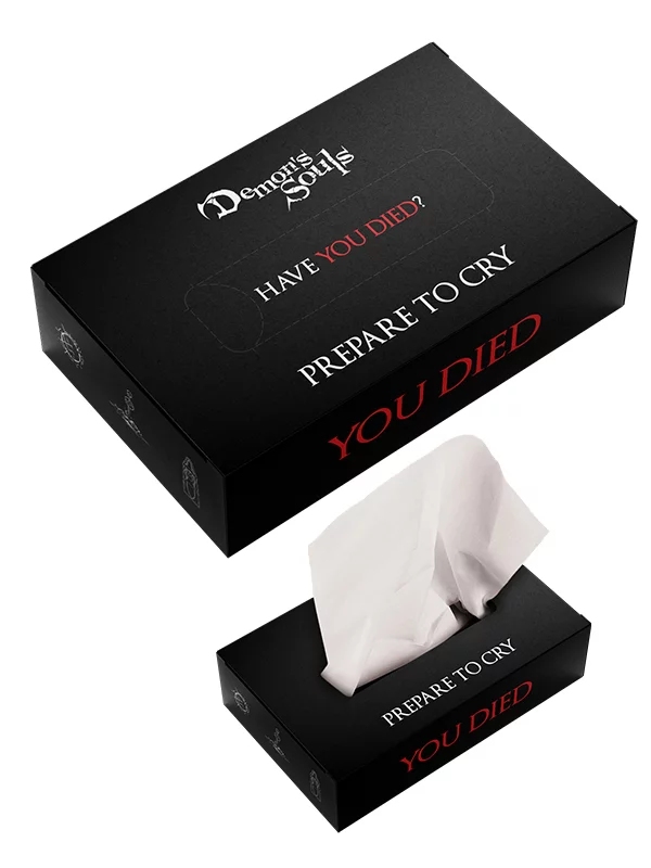 DÁREK: Demon's Souls - Kapesníky YOU DIED