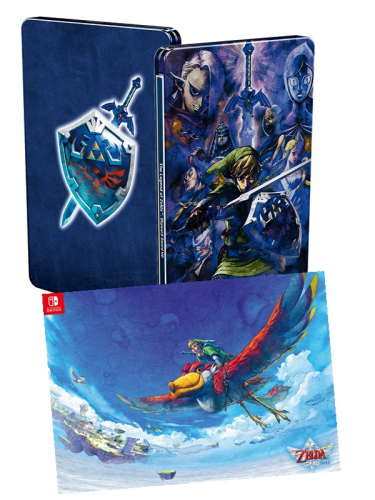 DÁREK: The Legend of Zelda: Skyward Sword HD - Steelbook + plakát