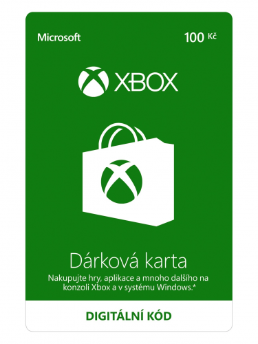 Dárková karta Xbox 100 Kč (XONE DIGITAL) (XONE)