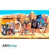Dárkový set Naruto - Shippuden (hrnek, akrylová figurka, pohlednice)