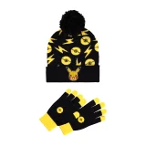 Dárkový set Pokémon - Pikachu (čepice a rukavice)