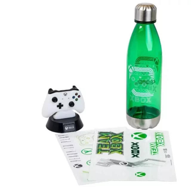 Dárkový set Xbox - Xbox Icon Light (lampička, láhev, samolepky)