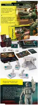 Desková hra Cyberpunk 2077 - Trauma Team (rozšíření)
