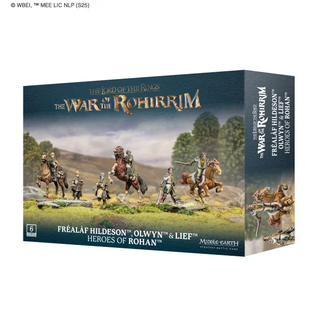 Desková hra The Lord of the Rings - Middle-Earth Strategy Battle Game: The War of the Rohirrim - Heroes of Rohan (6 figurek)