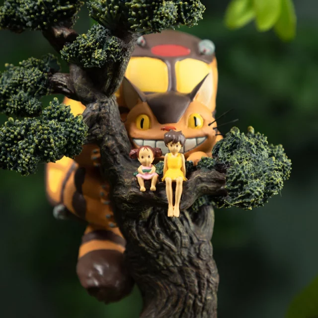 Diorama Ghibli - Mei, Satsuki & Chatbus in the Pine Tree (My Neighbor Totoro)