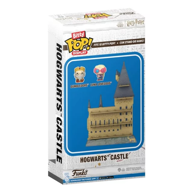 Display na figurky Funko Bitty POP! - Hogwarts Castle (+ 2 figurky)